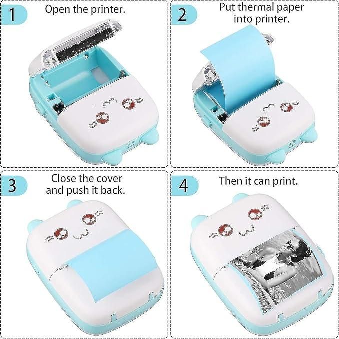 Mini Cute Thermal Printer – Portable Wireless Pocket Printer
